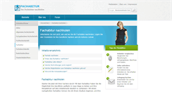 Desktop Screenshot of fachabitur-nachholen.com