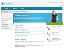 Tablet Screenshot of fachabitur-nachholen.com