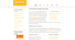 Desktop Screenshot of fachabitur-nachholen.de